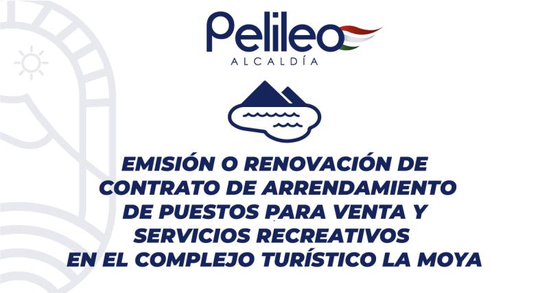 Emisión o renovación de contrato de arrendamiento de puestos para venta y servicios recreativos en el Complejo Turístico la Moya