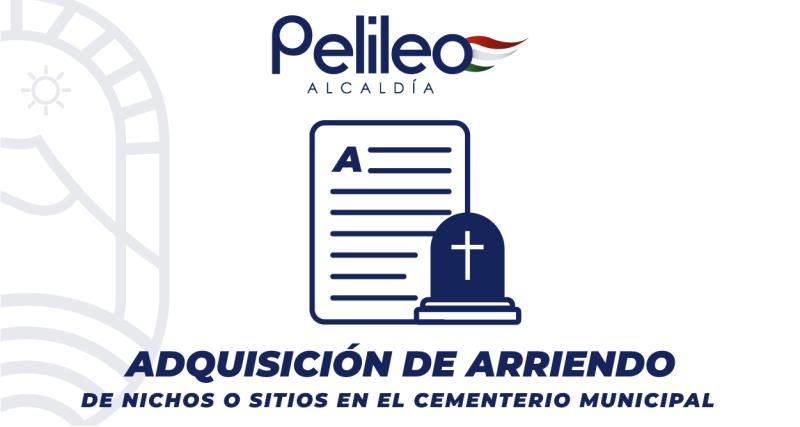 Adquisición de arriendo de nichos o sitios en el Cementerio Municipal