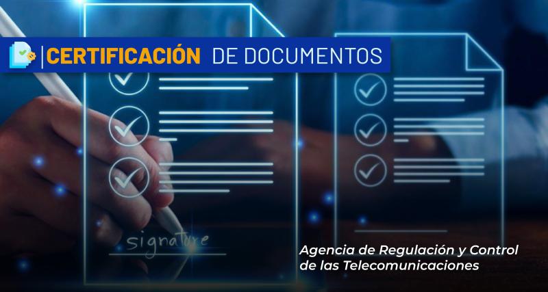 Emisión de certificados de infracciones y sanciones emitidas por ARCOTEL