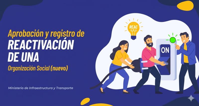 Aprobación y registro de reactivación de una Organización Social