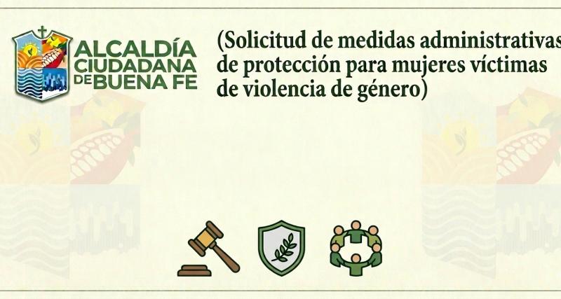 Solicitud de medidas administrativas de protección para mujeres víctimas de violencia de género