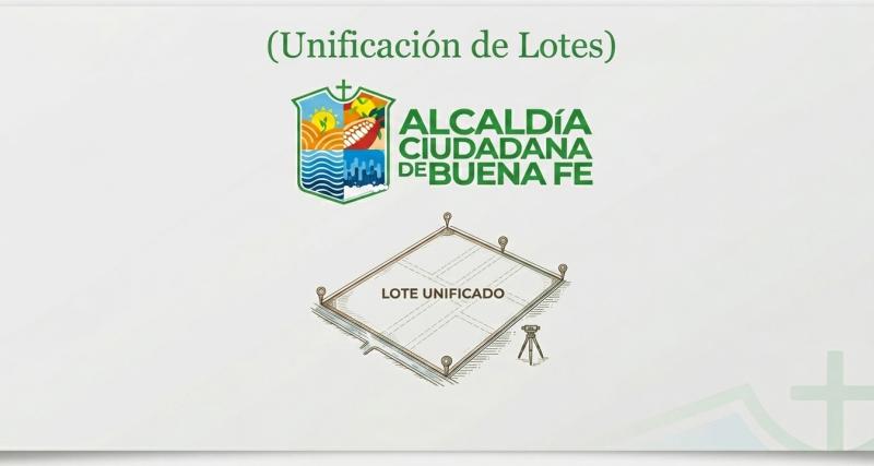 Es la Unificación de dos o más terrenos colindantes, que pertenecen a un solo propietario, para formar un lote de mayor superficie.
