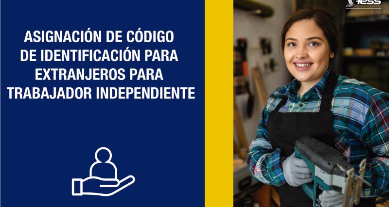 Código de identificación para extranjeros para trabajador independiente