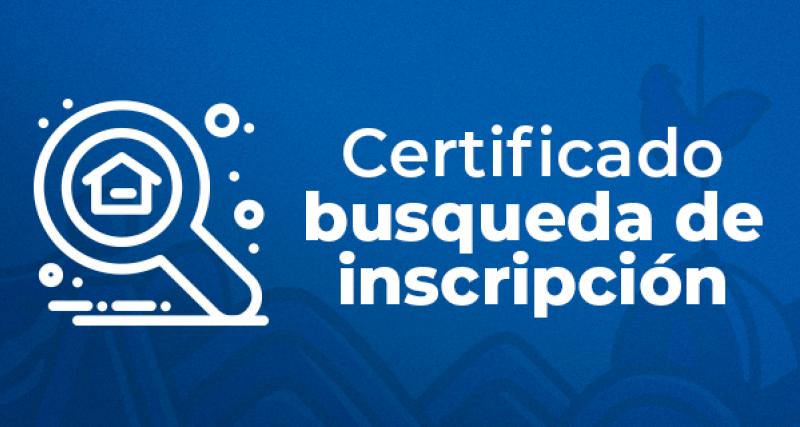 Certificado de Búsqueda de Escritura