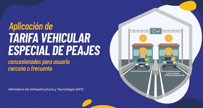 Apliación de tarifa vehicular especial de peajes
