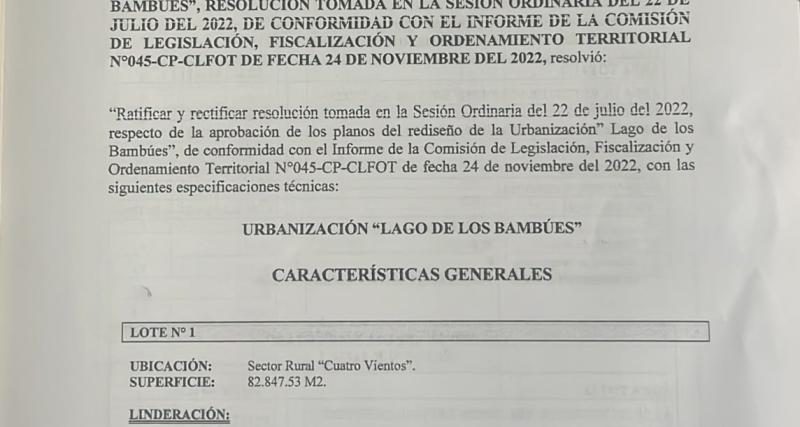APROBACION DE URBANIZACION