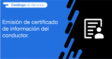 El usuario requirente puede solicitar en la ANT la emisión de certificado de información del conductor