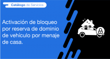 El usuario requirente puede solicitar a la ANT el bloqueo por reserva de dominio de vehículo por menaje de casa