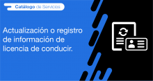 El usuario requirente puede solicitar en la ANT la actualización o registro de información de licencia de conducir
