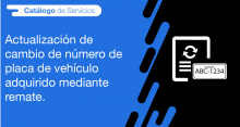El usuario requirente puede solicitar en la ANT la actualización de cambio de número de placa de vehículo adquirido mediante remate