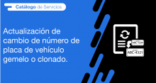 El usuario requirente puede solicitar en la ANT la actualización de cambio de número de placa de vehículo gemelo o clonado