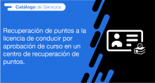 El usuario puede registrar en la ANT la recuperación de puntos a la licencia de conducir por aprobación de curso en un centro de recuperación de puntos