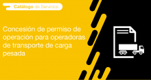 El usuario requirente puede solicitar en la ANT la concesión de permiso de operación para operadoras de transporte de carga pesada