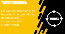 El usuario requirente puede solicitar en la ANT la emisión de incremento de frecuencia de operadoras de transporte intraprovincial o interprovincial