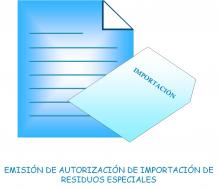 AUTORIZACIÓN DE IMPORTACIÓN DE RESIDUOS NO PELIGROSOS, ESPECIALES NO PELIGROSOS Y ESPECIALES PELIGROSOS