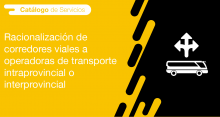El usuario requirente puede solicitar a la ANT la racionalización de corredores viales a operadoras de transporte intraprovincial o interprovincial