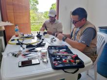 Limpieza de equipos antes de movilizarse entre islas o ingresar a Galápagos