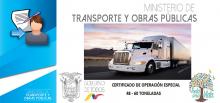 Emisión de Certificado de Operación Especial para Vehículos entre 48 - 60 Toneladas