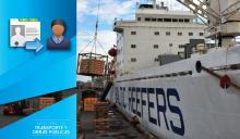 Matriculación de agencias navieras por primera vez para tráfico internacional