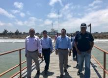 Autoridades visitan casa de prácticos