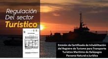 Emisión de Certificado de Inhabilitación del Registro de Turismo para Transporte Turístico Marítimo de Galápagos Persona Natural o Jurídica