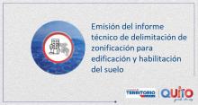 Informe técnico de delimitación de zonificación para edificación y habilitación del suelo