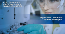 Registro del Certificado de BPM Extranjero