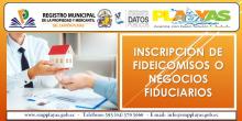 Inscripción de Fideicomisos o Negocios Fiduciarios Cantón Playas