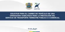 Cambio de vehículo