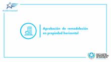 Aprobación de remodelación en propiedad horizontal