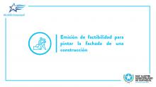 Emisión de factibilidad para pintar la fachada de una construcción