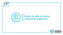 Emisión de oficio de informe ambiental de cumplimiento