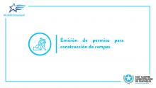 Emisión de permiso para construcción de rampas
