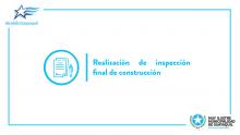 Realización de inspección final de construcción
