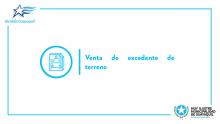 Venta de excedente de terreno