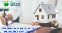 Inscripción de Hipoteca de Bienes Inmuebles