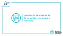 Autorización de ocupación de la vía pública con kioscos o carretillas