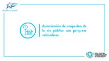 Autorización de ocupación de la vía pública con parqueos vehiculares