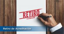 Retiro de acreditación