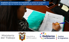 Ampliación por incremento de instructores y/o cambio de coordiador pedagógico bajo las mismas áreas, especialidades, cursos o perfiles