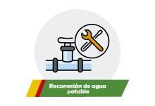 Reconexión de agua potable