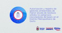 Autorización y registro de gestores ambientales