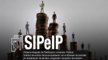 Solicitud de emisión del pronunciamiento con el dictamen de prioridad y/o actualización de estudios, programas o proyectos de inversión