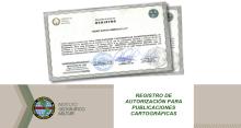 autorización para publicaciones cartográficos