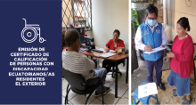 Emisión del certificado provisional/reconocimiento  de personas con discapacidad a ecuatorianos(as) residentes en el exterior