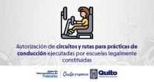 Autorización de circuitos y rutas para prácticas de conducción