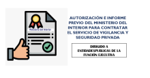 Autorización para contratación