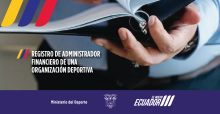 Registro de Administrador Financiero