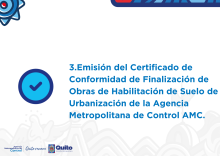Emisión del Certificado de Conformidad de Finalización de Obras de Habilitación de Suelo en Urbanización de la AMC