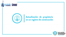 Actualización de propietario en un registro de construcción